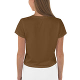 Gold Lines Crop Tee