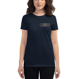 Navy Gold Bar Logo Left Top