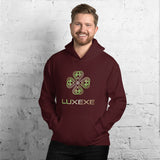 Maroon Shamrock Hoodie