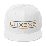 LUXEXE Gold Bar Snapback Hat