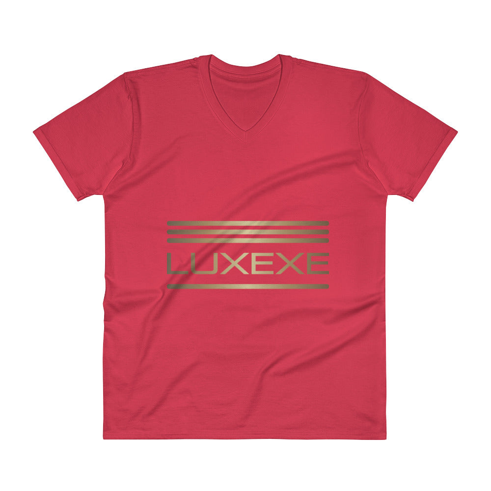 Gold Lines V-Neck T-Shirt