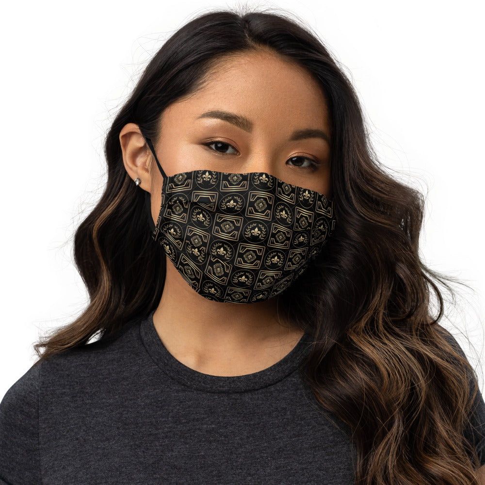 Plate De Lis Face mask