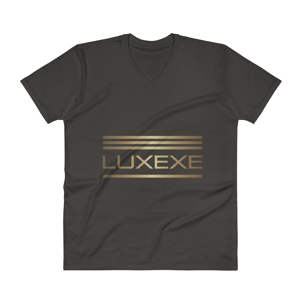 Gold Lines V-Neck T-Shirt