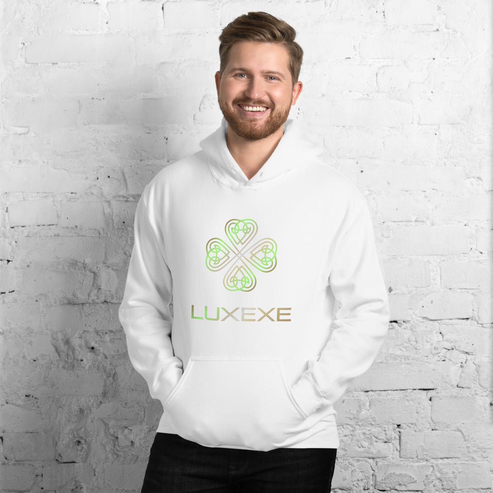 White Shamrock Hoodie